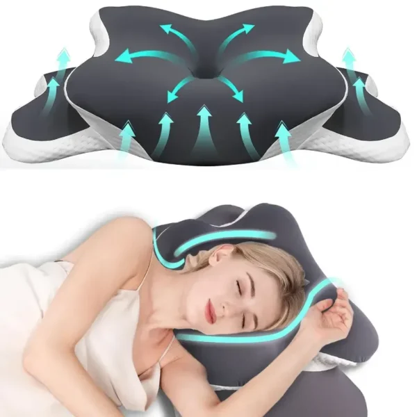 Almohada Cervical Mariposa de Viscoelástica